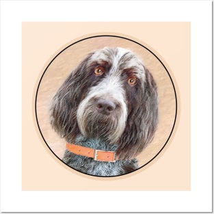 Spinone Italiano Painting - Cute Original Dog Art Posters and Art